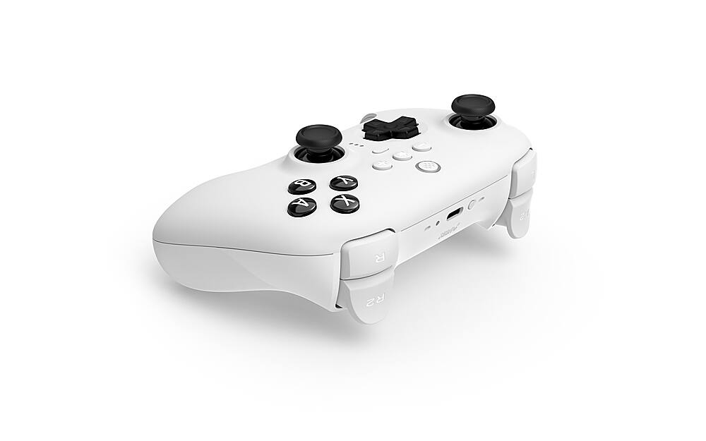 Alt View 11. 8BitDo - Ultimate Bluetooth Controller for Nintento Switch and Windows PCs with Dock - White.