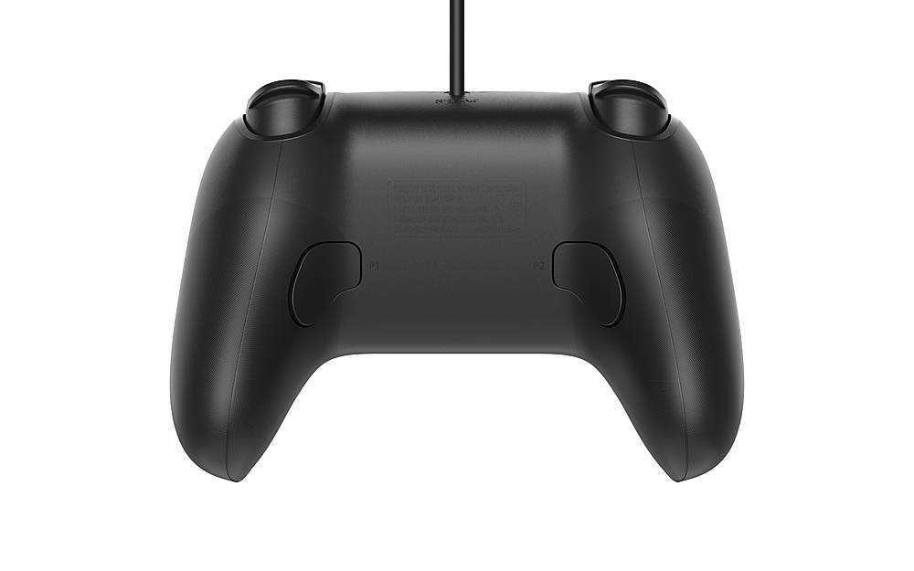 Back View: 8BitDo - Ultimate Wired Controller for PC - Black