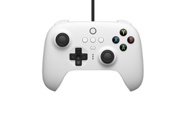 8BitDo - Ultimate Wired Controller for PC - White - Front_Zoom