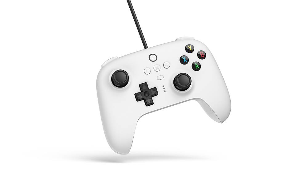 Left. 8BitDo - Ultimate Wired Controller for PC - White.