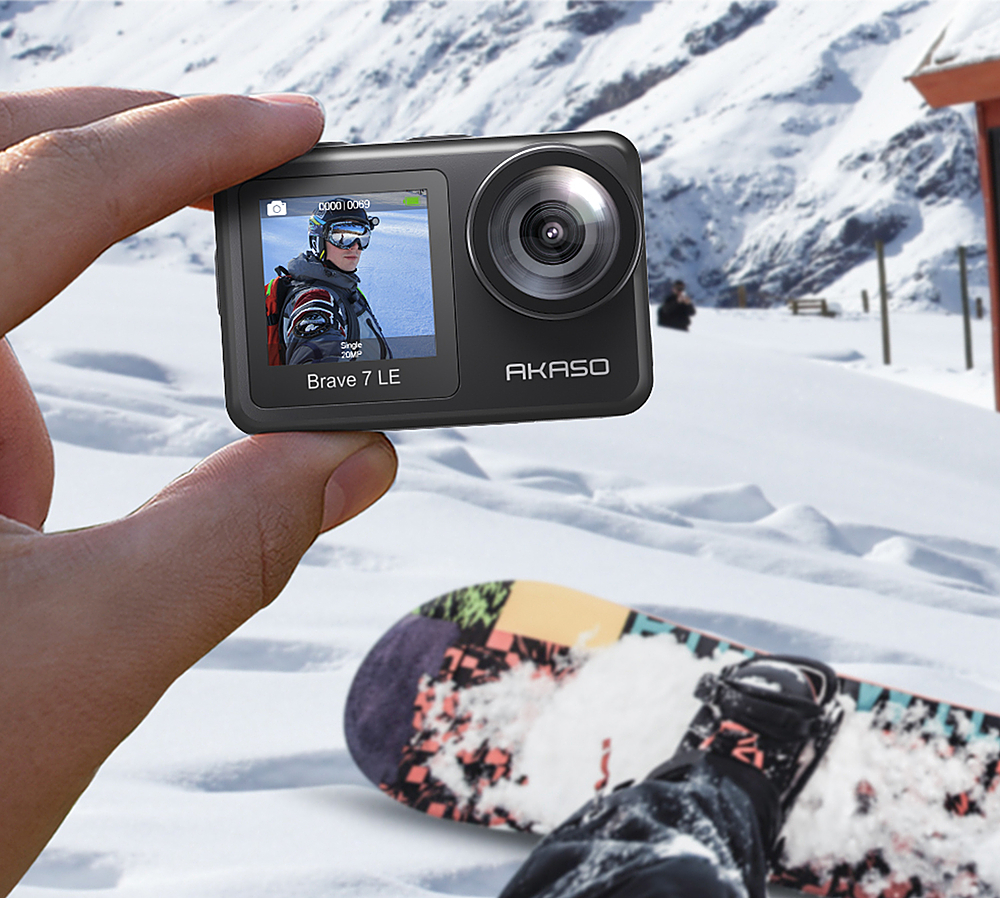 AKASO EK7000 SE 4K Waterproof Action Camera with Remote Black  SYYA0025-BK-01-SE - Best Buy