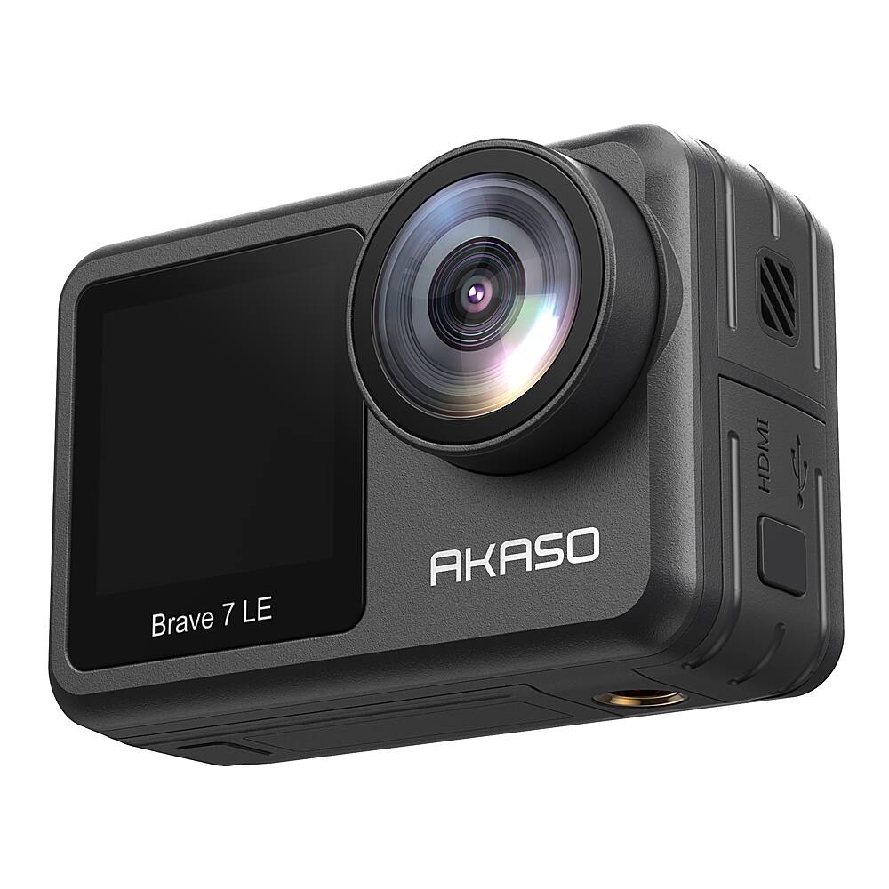 AKASO Brave 7 LE SE 4K Waterproof Action Camera with Remote Black 