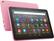 Angle. Amazon - Fire HD 8 (2022) 8" HD tablet with Wi-Fi 64 GB - Rose.