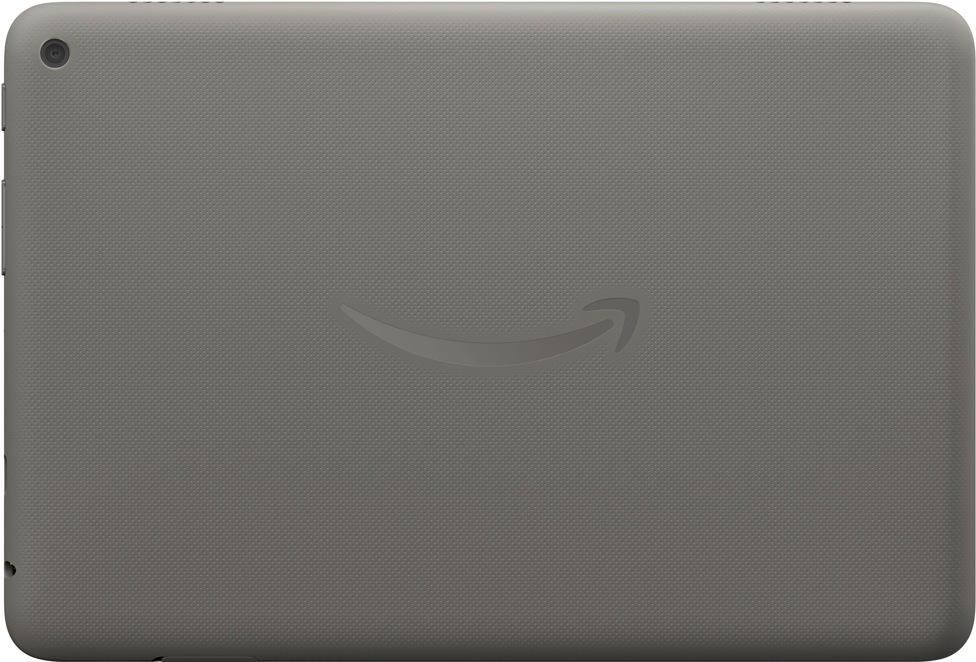 Back. Amazon - Fire HD 8 Plus (2022) 8" HD tablet with Wi-Fi 32 GB - Gray.