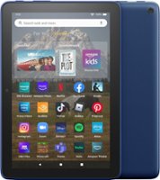 Amazon - Fire HD 8 (2022) 8" HD tablet with Wi-Fi 64 GB - Denim - Front_Zoom