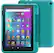 Front. Amazon - Fire HD 8 Kids Pro Ages 6-12 (2022) 8" HD tablet with Wi-Fi 32 GB - Hello Teal.