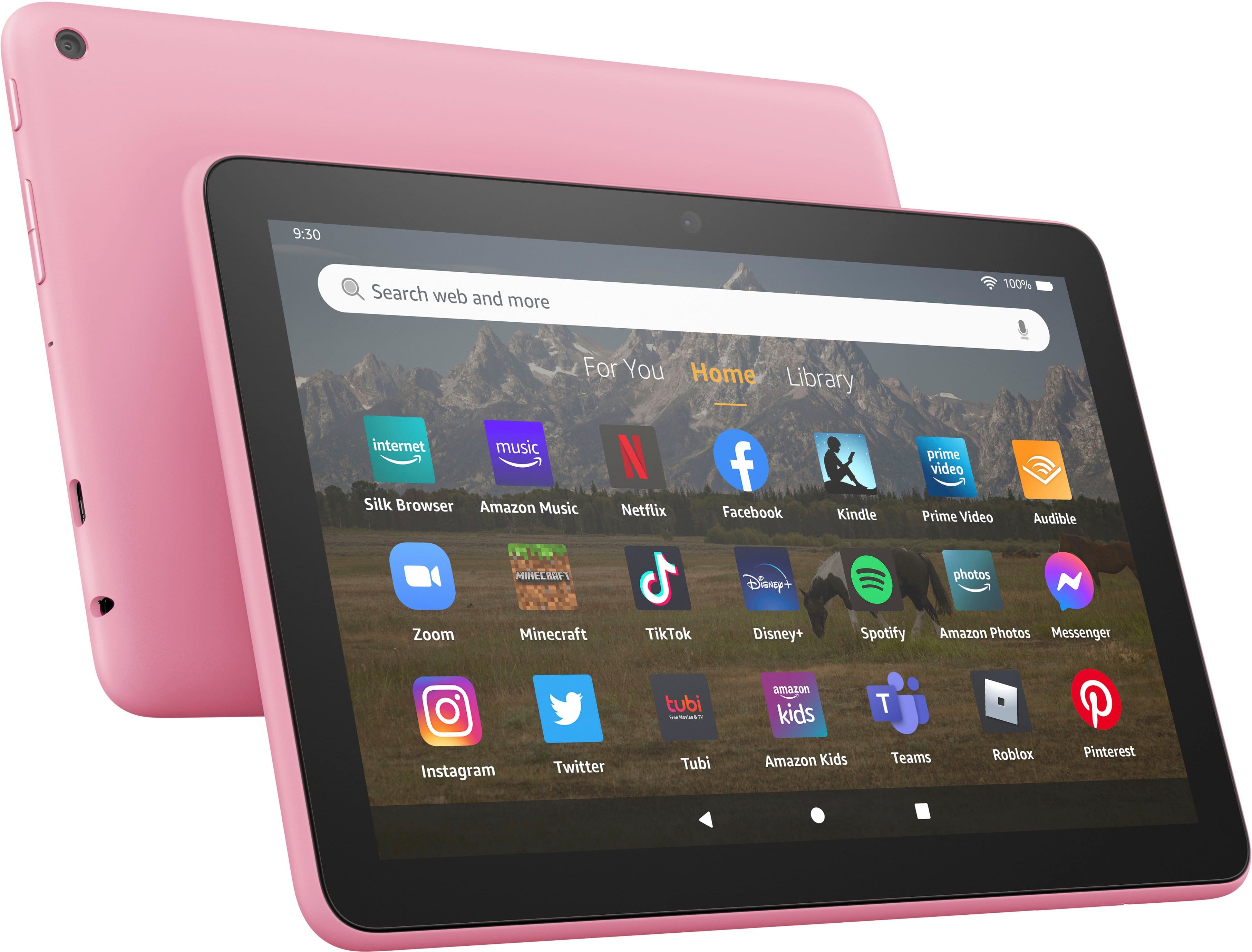 Kindle reacondicionado certificado (versión 2022): tableta  Fire HD  8, pantalla HD de 8 pulgadas, 64 GB, procesador un 30% más rápido, diseñada  para entretenimiento portátil, (versión 2022), Rose