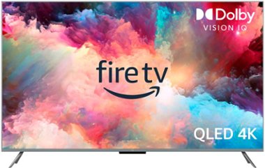 Amazon - 65" Class Omni QLED Series 4K UHD smart Fire TV - Front_Zoom