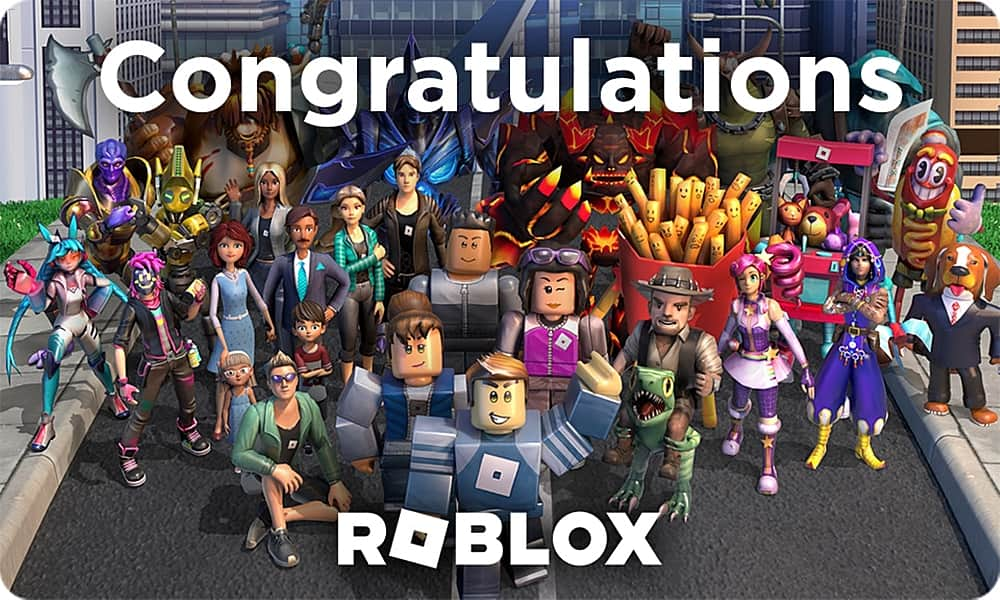 Roblox Four $25 Gift Cards Digital Download, Includes Exclusive Virtual  Item