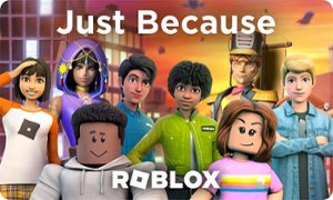 Roblox - $25 Just Because Digital Gift Card [Includes Exclusive Virtual Item] [Digital] - Front_Zoom