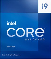 Intel - Core i9-13900KF 13th Gen 24 cores 8 P-cores + 16 E-cores 36M Cache, 3 to 5.8 GHz LGA1700 Unlocked Desktop Processor - Front_Zoom