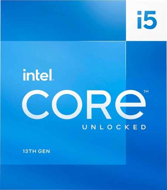 Intel Core i5-13600K 13th Gen 14 cores 6 P-cores + 8 E-cores 24M Cache, 3.5  to 5.1 GHz LGA1700 Unlocked Desktop Processor Grey/Black/Gold BX8071513600K  - Best Buy
