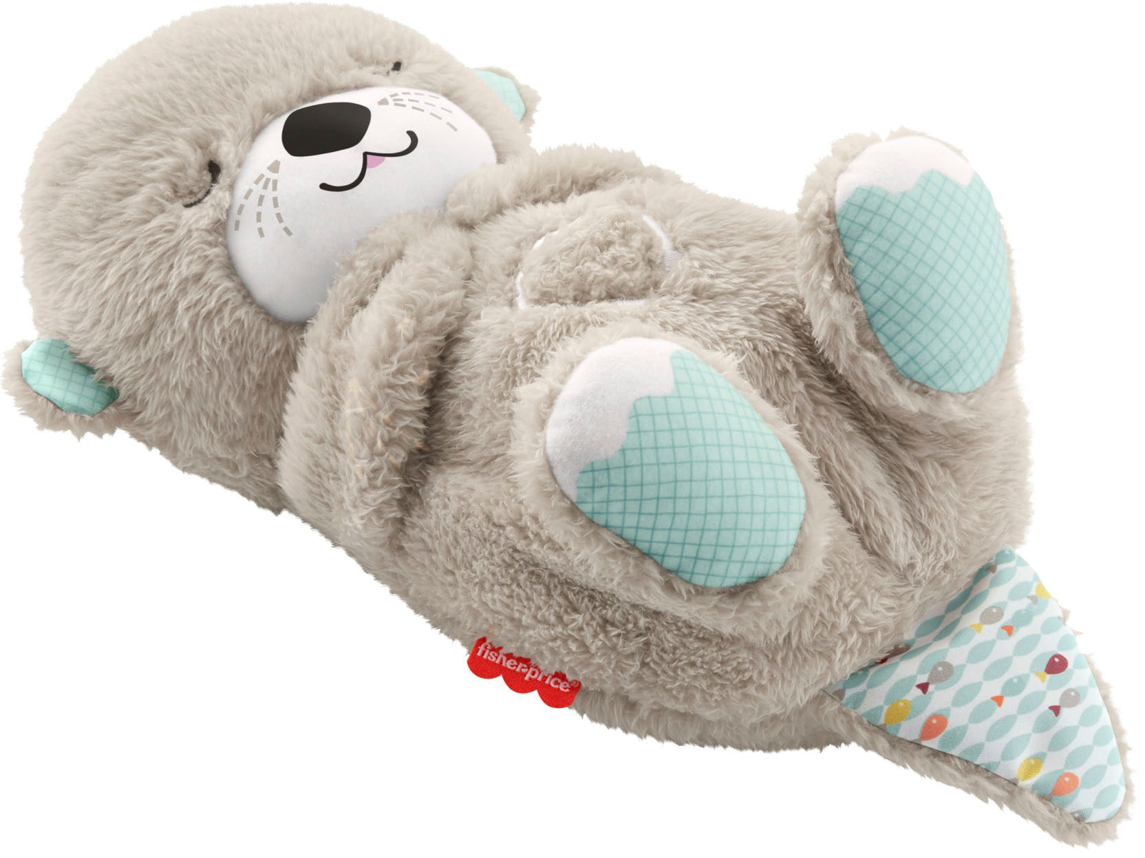 Angle View: Fisher-Price - Soothe 'n Snuggle Otter - Brown
