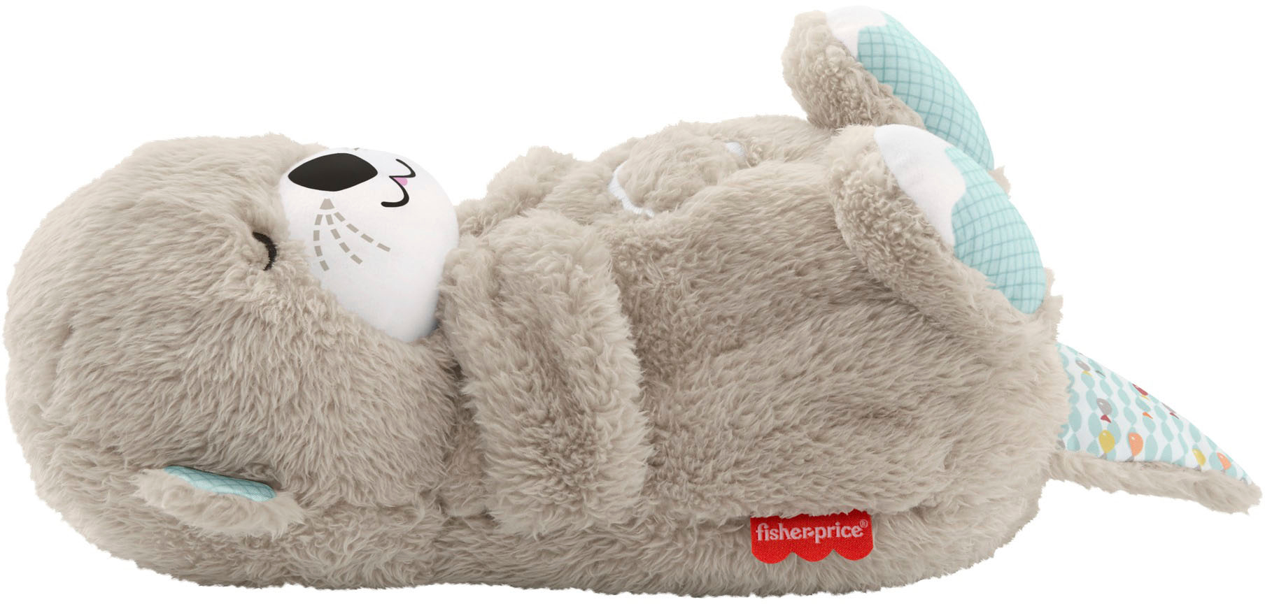 Left View: Fisher-Price - Soothe 'n Snuggle Otter - Brown