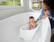 Alt View 12. Fisher-Price - Simple Support Infant Tub - White.