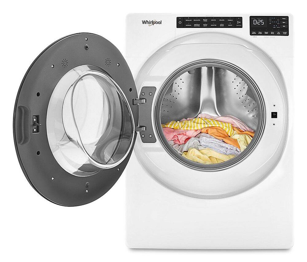 Alt View 18. Whirlpool - 5.0 Cu. Ft. High-Efficiency Stackable Front Load Washer with Tumble Fresh - White.