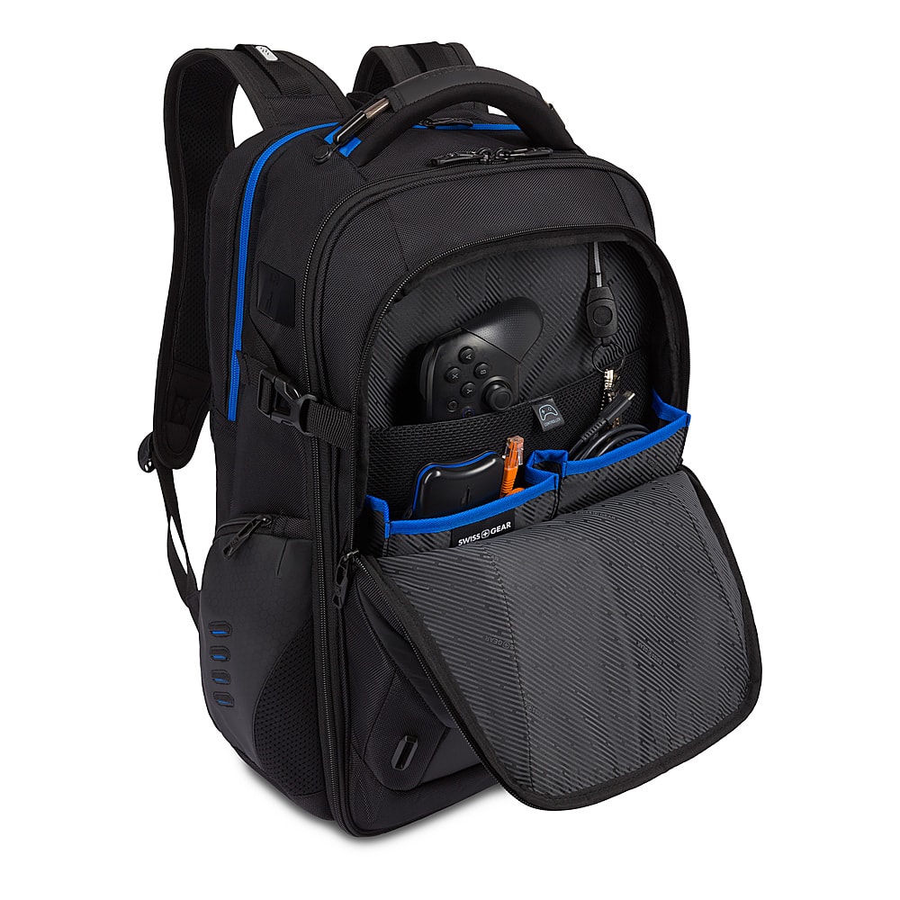 Alt View 21. SwissGear - Speed-run Gamer Backpack fits up to 17.3" laptops.