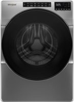 Whirlpool - 5.0 Cu. Ft. High-Efficiency Stackable Front Load Washer with Quick Wash Cycle - Chrome Shadow - Front_Zoom