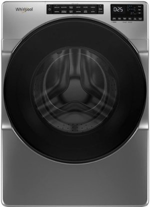 Whirlpool - 5.0 Cu. Ft. High-Efficiency Stackable Front Load Washer with Tumble Fresh - Chrome Shadow