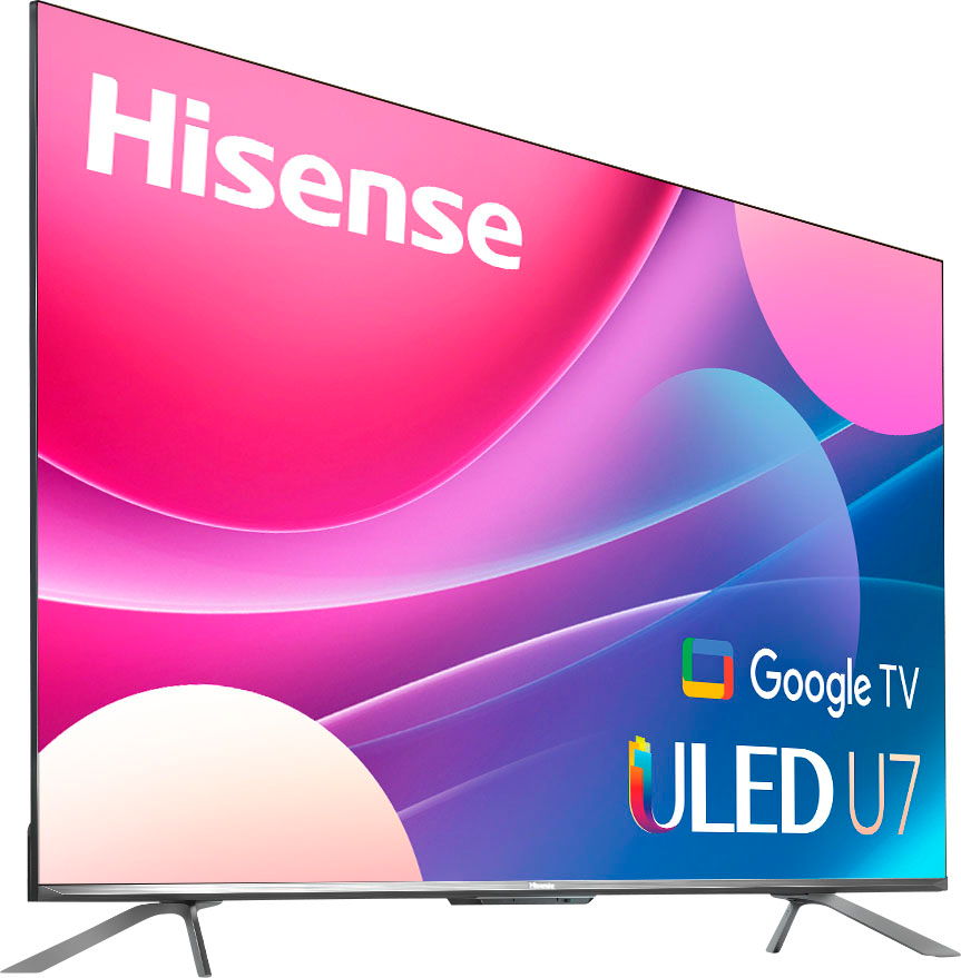 Left View: Hisense - 85" Class U7H Series Quantum ULED 4K UHD Smart  Google TV