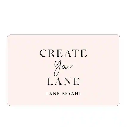 Front. Lane Bryant - $50 Gift Card.