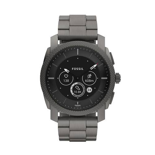 Fossil Machine Gen 6 Hybrid Smartwatch Smoke Stainless Steel - Smoke INTERNATIONAL SHIPPING