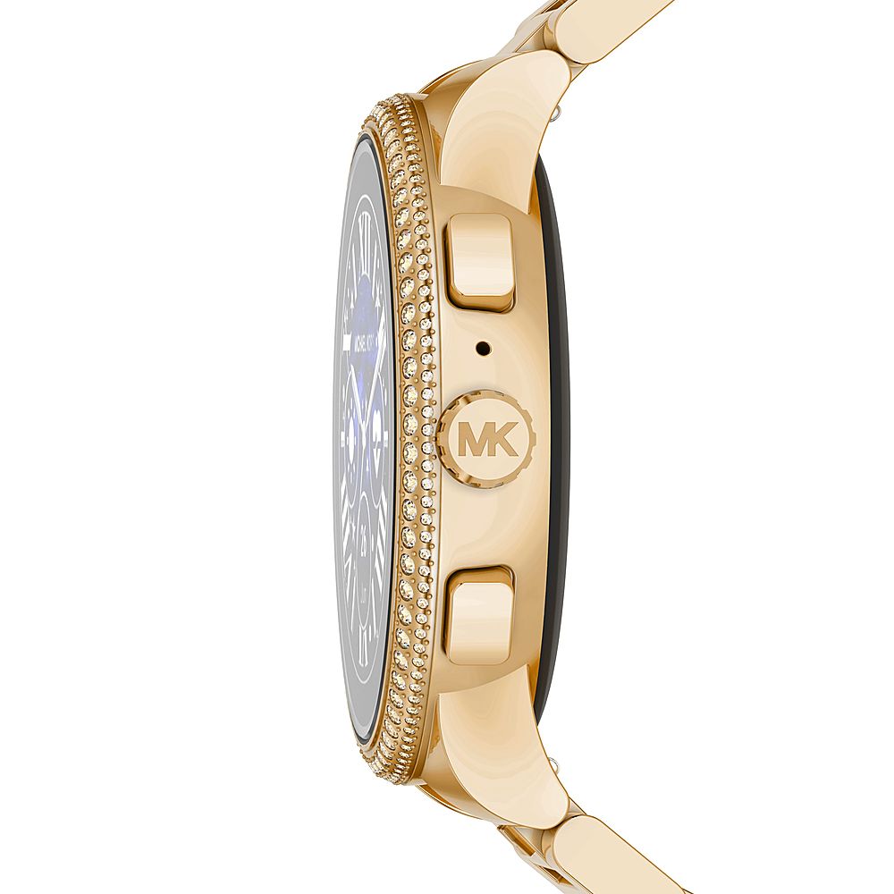 Angle View: Michael Kors - Gen 6 Camille Gold-Tone Stainless Steel Smartwatch - Gold