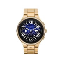 Michael Kors - Gen 6 Camille Gold-Tone Stainless Steel Smartwatch - Gold - Front_Zoom