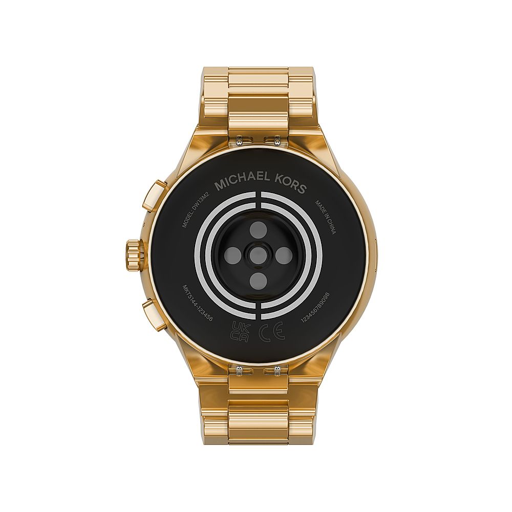 Michael Kors Pavé Gold-tone Strap For Apple Watch® in Black