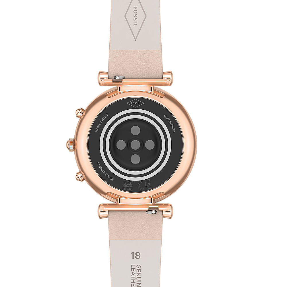 Best Buy: Fossil Carlie Gen 6 Hybrid Smartwatch Pink Leather Pink, Rose ...
