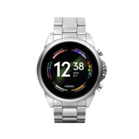 Fossil - Gen 6 Smartwatch Stainless Steel - Silver - Front_Zoom