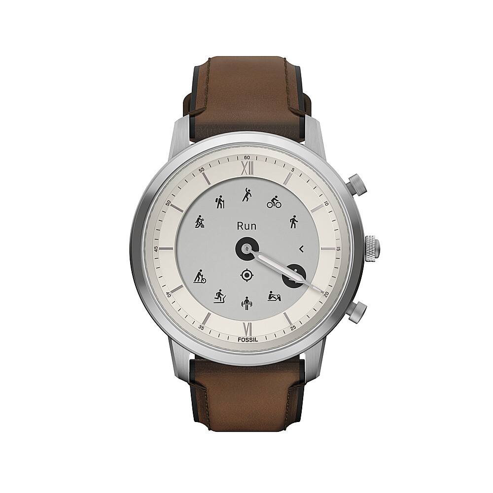 Best Buy: Fossil Neutra Gen 6 Hybrid Smartwatch Medium Brown Leather Brown,  Silver FTW7073