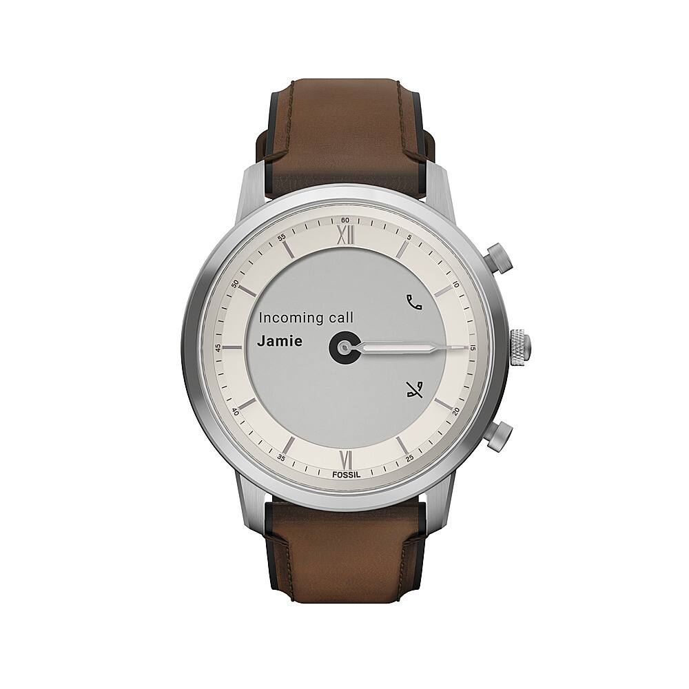 Best Buy: Fossil Neutra Gen 6 Hybrid Smartwatch Medium Brown Leather Brown,  Silver FTW7073