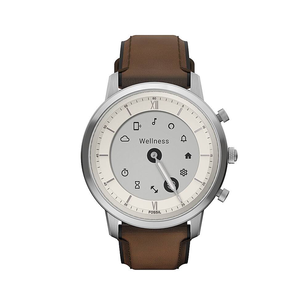 Best Buy: Fossil Neutra Gen 6 Hybrid Smartwatch Medium Brown Leather Brown,  Silver FTW7073