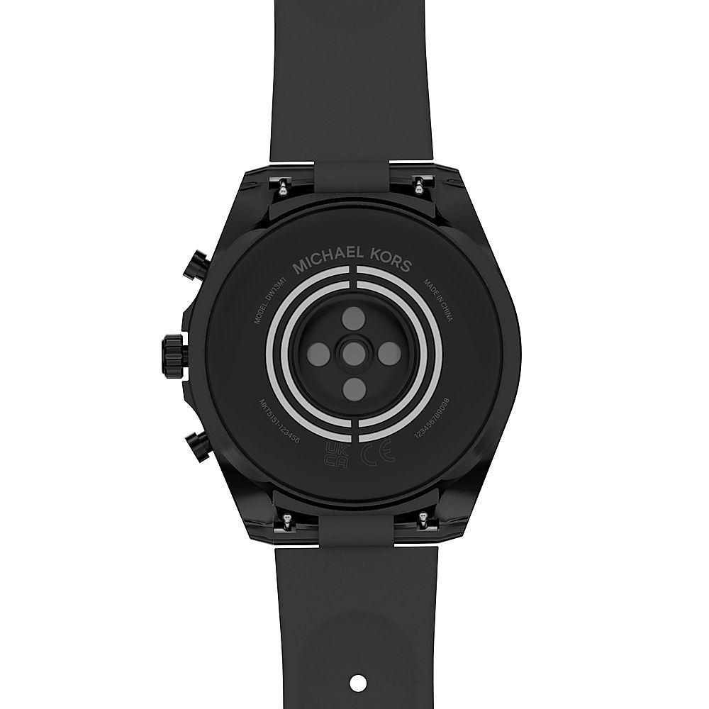Best Buy: Silicone Smartwatch Kors Black 6 Gen Bradshaw Michael MKT5151V