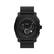 Front. Fossil - Machine Gen 6 Hybrid Smartwatch Black Stainless Steel - Black.