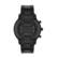 Back. Fossil - Neutra Gen 6 Hybrid Smartwatch - Black Stainless Steel.