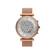 Alt View 4. Fossil - Carlie Gen 6 Hybrid Smartwatch Stainless Steel Mesh - Rose Gold.