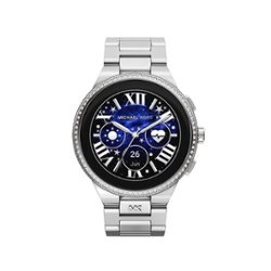 Michael Kors - Gen 6 Camille Stainless Steel Smartwatch - Silver - Front_Zoom