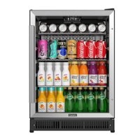 Galanz 172 CANS BEVERAGE REFRIGERATOR - Stainless Steel - Angle_Zoom