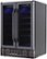 Alt View Zoom 14. NewAir - 18 Bottle and 58 Can Built-in Dual Zone Wine and Beverage Cooler with French Doors and Adjustable Shelves - Black Stainless Steel.