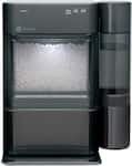 GE Profile - Opal 2.0 38-lb. Portable Ice maker with Nugget Ice Production, XL 1 Gallon Side Tank and Built-in WiFi - Black Stainless Steel
