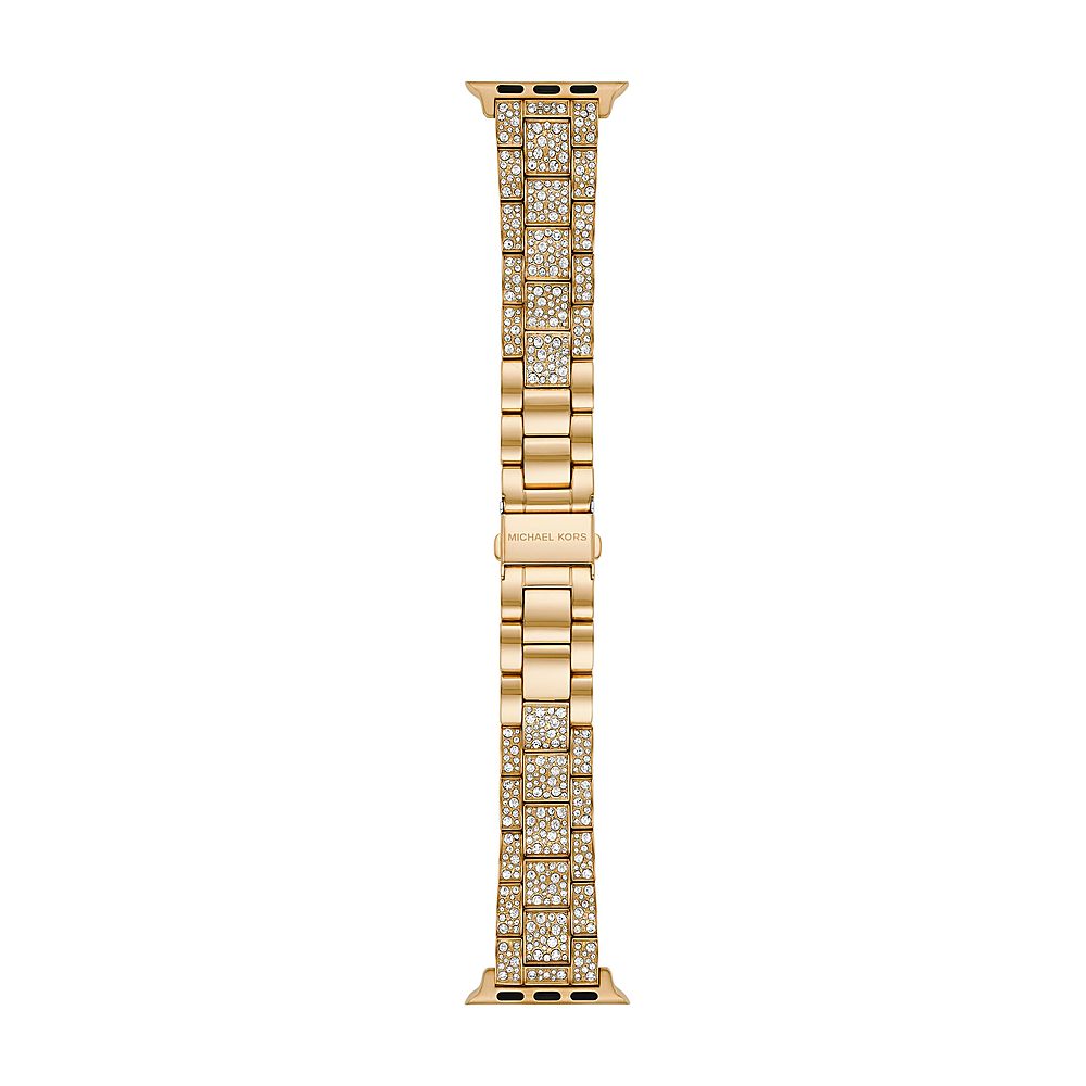 Michael Kors Stainless Steel and Pave Band for Apple Watch, 38/40/41mm Gold-Tone  MKS8041 - Best Buy