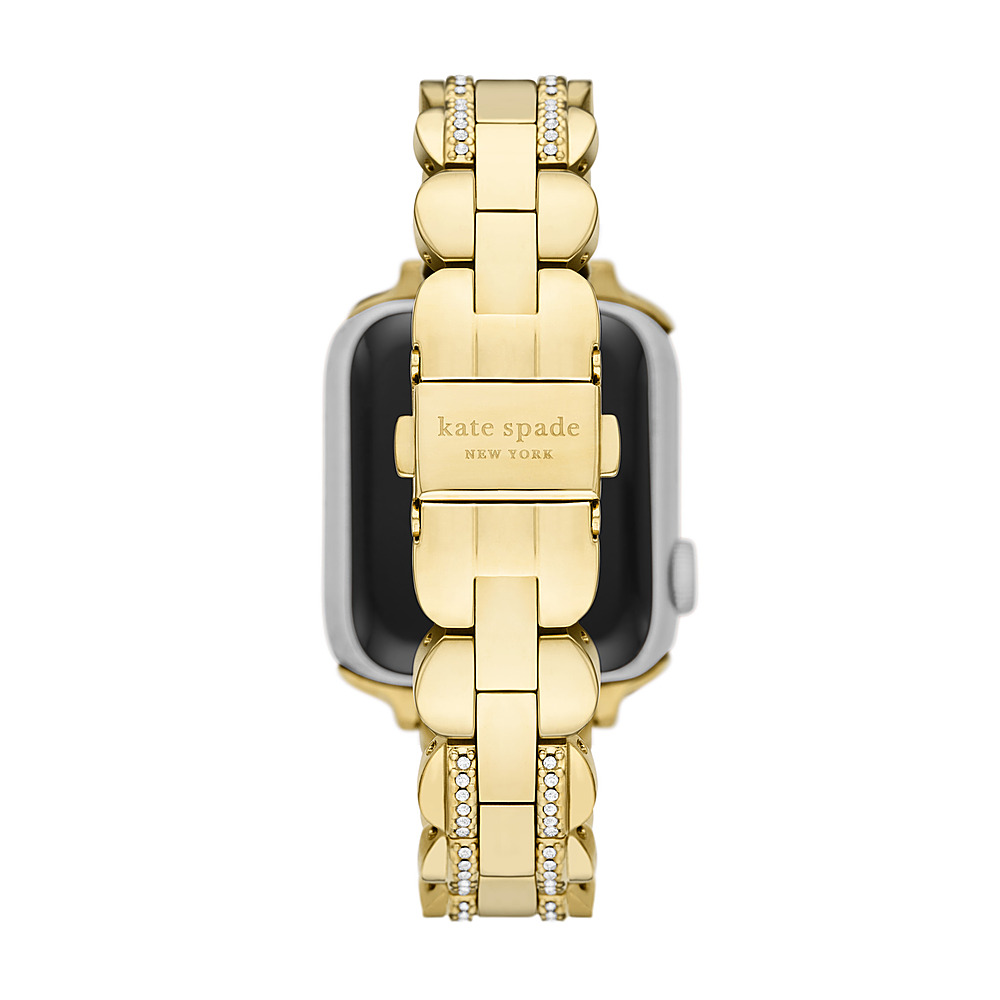 kate spade new york pave stainless steel bracelet band for apple watch  38/40/41mm Gold KSS0153 - Best Buy