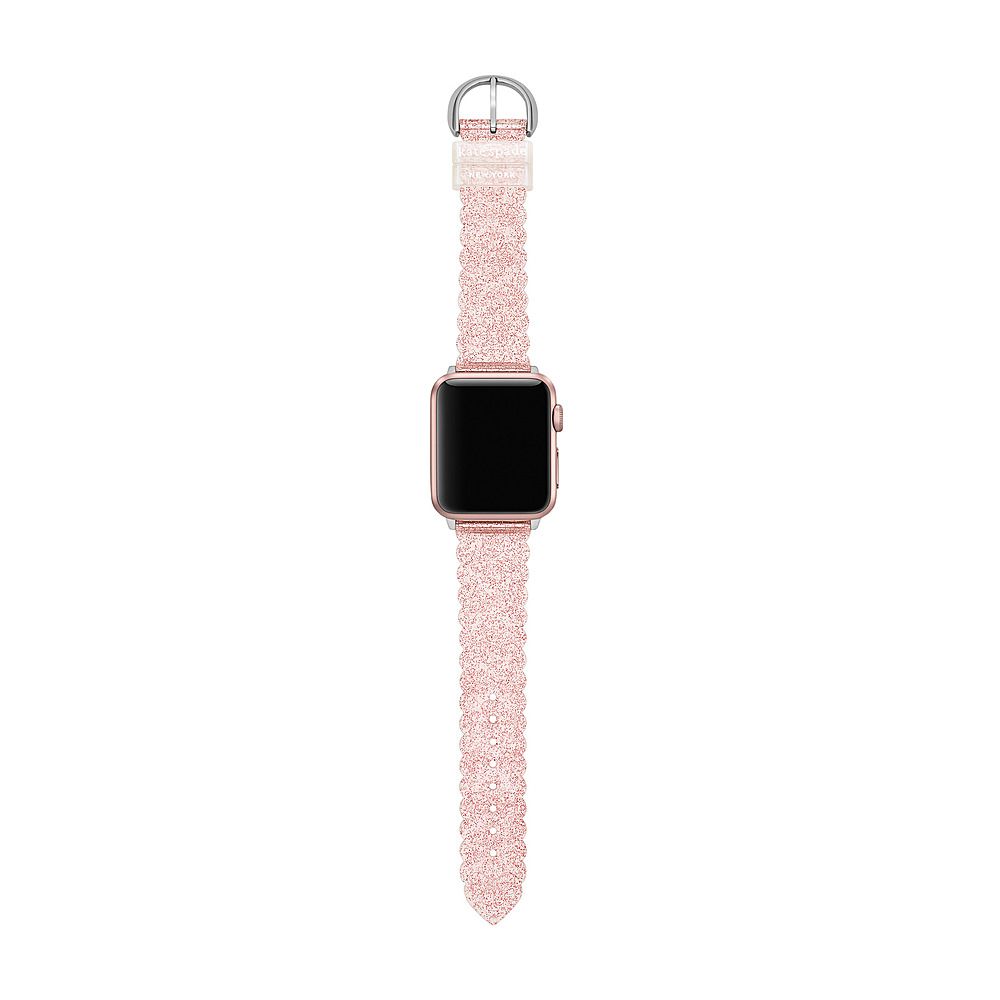 Best Buy: kate spade new york pink glitter jelly band for apple