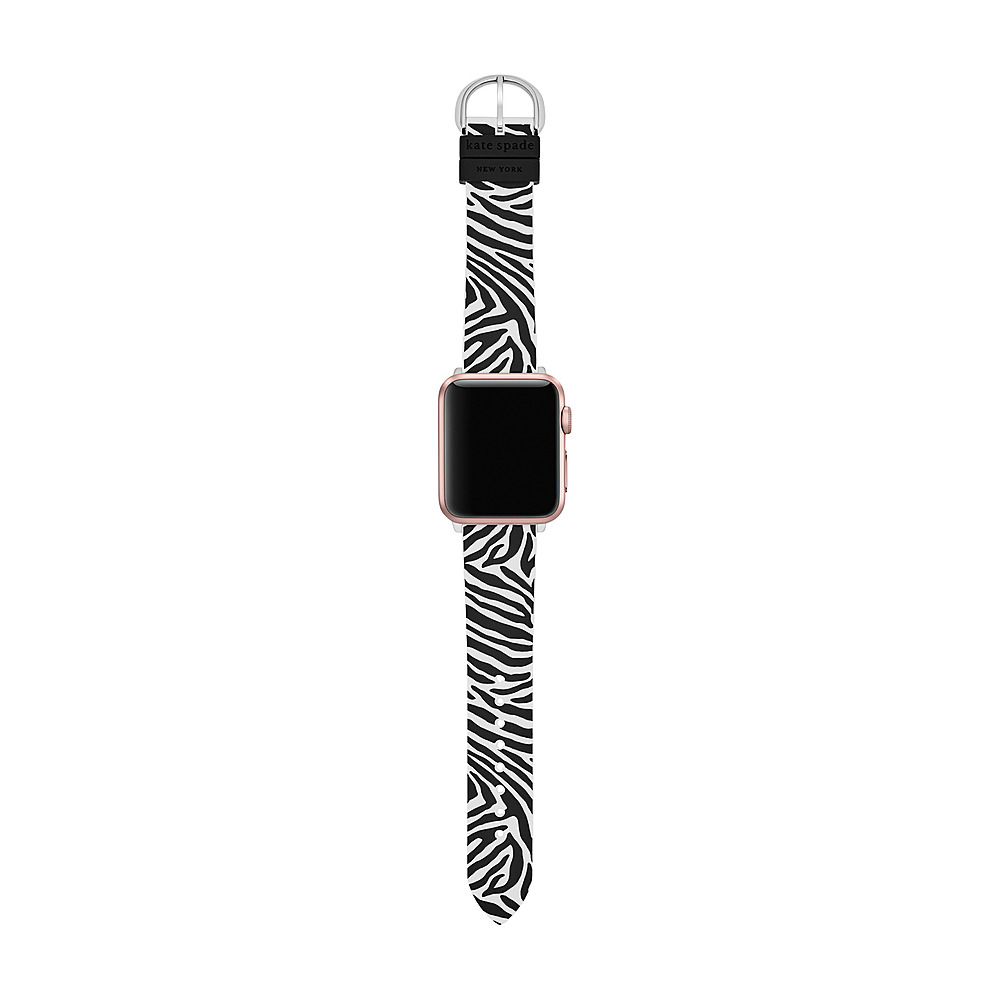 Best Buy: kate spade new york zebra print silicone band for apple