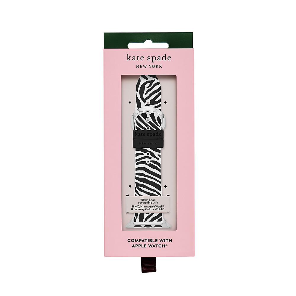 Best Buy: kate spade new york zebra print silicone band for apple