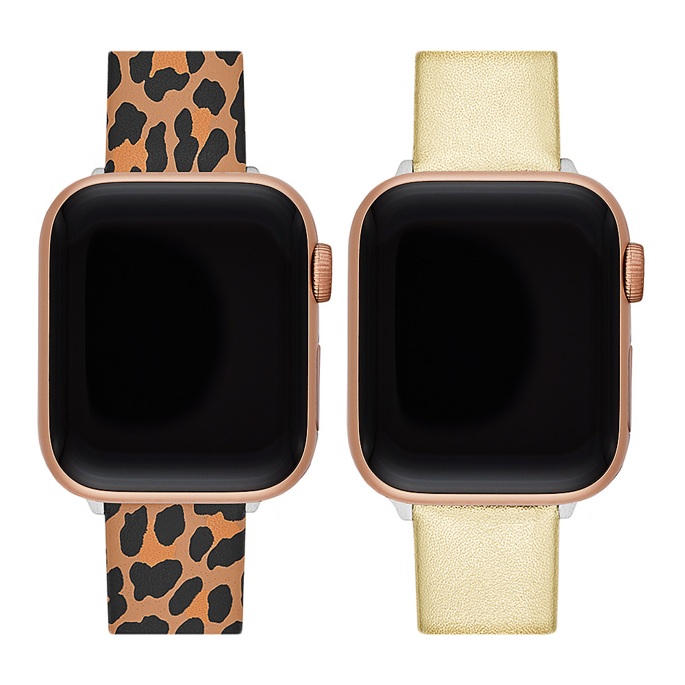 42mm Apple Watch Band  Azure Pebble Grain Leather – GiGi New York