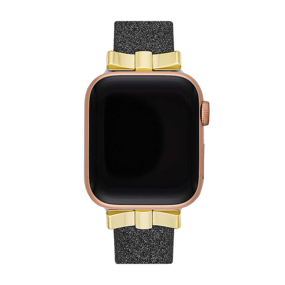 Best Buy: kate spade new york jacquard band for apple watch 38/40/41mm  Black KSS0139