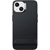 SaharaCase - AirShield Boost Kickstand Series Case for Apple iPhone 14 - Black - Front_Zoom